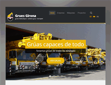 Tablet Screenshot of gruasgerona.com